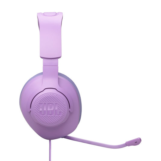 JBL Quantum 100M2 - Purple - Wired over-ear gaming headset with detachable mic and mute option - Right image number null